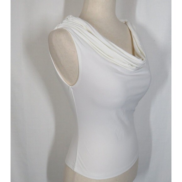 OGL White Soft Stretchy Off The Shoulder Padded Brami Top Size Medium - Picture 3 of 9